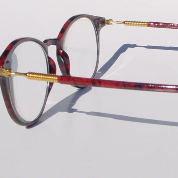 (NWT) Vintage 90's PC School Girl Reading Glasses +3.50 (S.Burgundy) - Picture 2 of 4